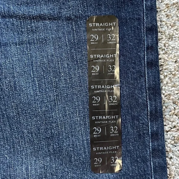 J Crew Men’s Straight Vintage Flex Jeans; W29 L32; New with Tags - Picture 2 of 16
